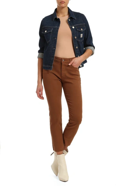 Mavi Jeans Mellie Denim Jacket In Deep Hemp