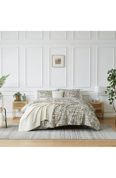 Southshore Fine Linens Rhythm Comforter & Sham Set In Taupe