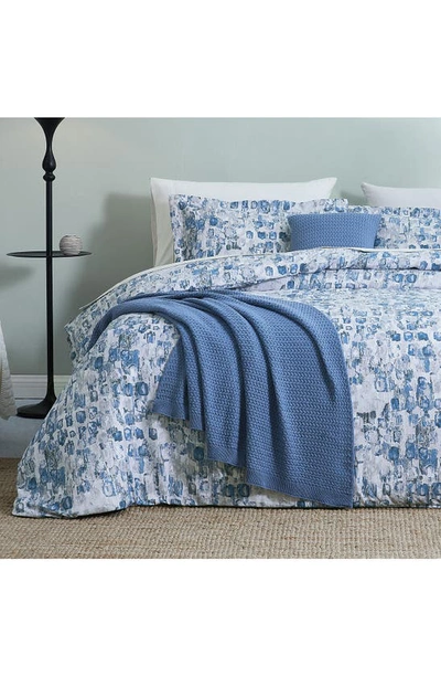Southshore Fine Linens Rhythm Comforter & Sham Set In Blue
