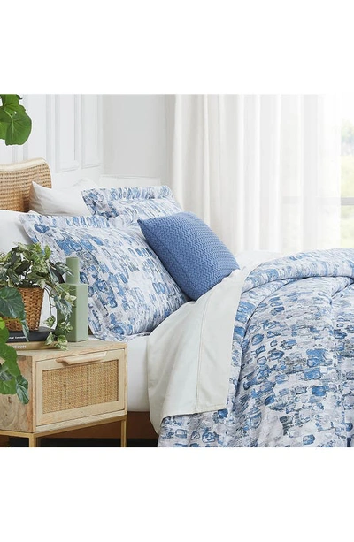 Southshore Fine Linens Rhythm Comforter & Sham Set In Blue