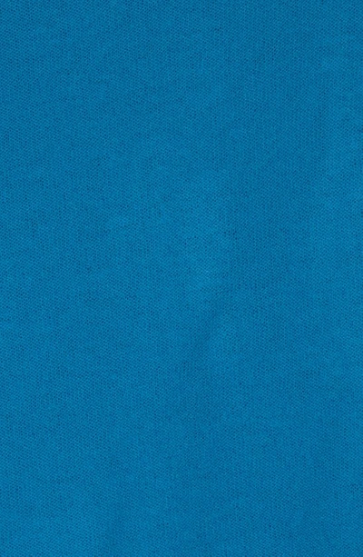 Shop La Fiorentina Cashmere & Wool Blend Wrap In Blue