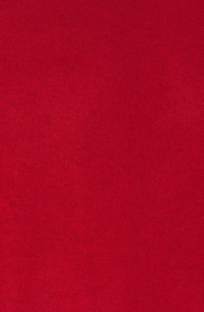 Shop La Fiorentina Cashmere & Wool Blend Wrap In Red