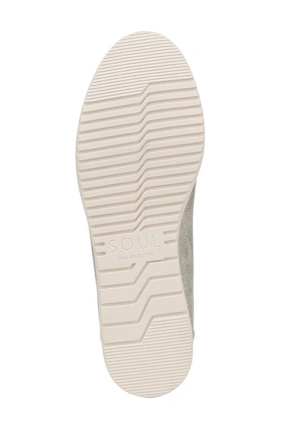 Soul Naturalizer Idea Ballet Wedge Slip-on Flat In Light Gold Faux Leather