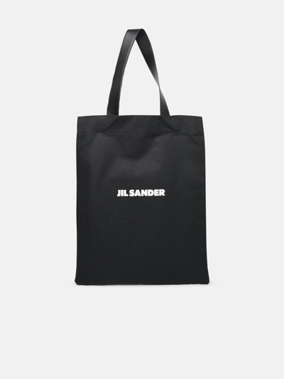 Shop Jil Sander Black Tela Bag