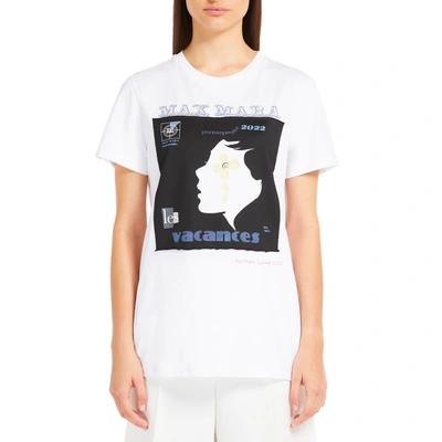 Shop Max Mara Logo Cotton T Shirt