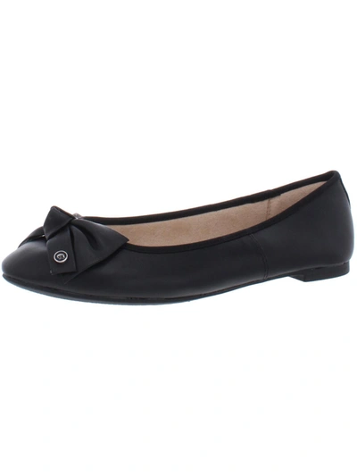 Circus By Sam Edelman Connie Womens Bow Slip On Ballet Flats In Black