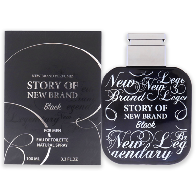 Shop New Brand Story Of  Black By  For Men - 3.3 oz Edt Spray