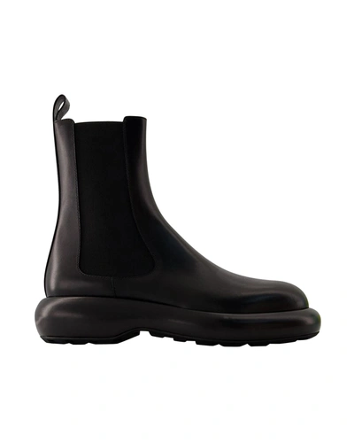 Shop Jil Sander Ankle Boots -  - Leather - Black