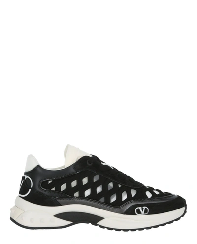 Shop Valentino Ready Go Runner Low-top Sneakers In Black