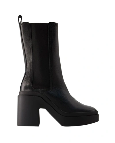Shop Clergerie Nolan1 Boots -  - Leather - Black