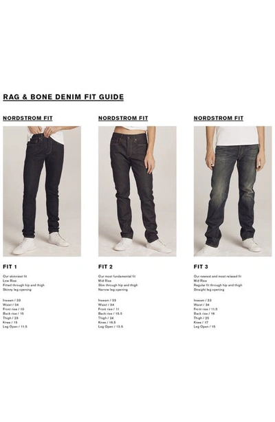 Rag & Bone Fit 2 Slim Fit Jeans In Minna