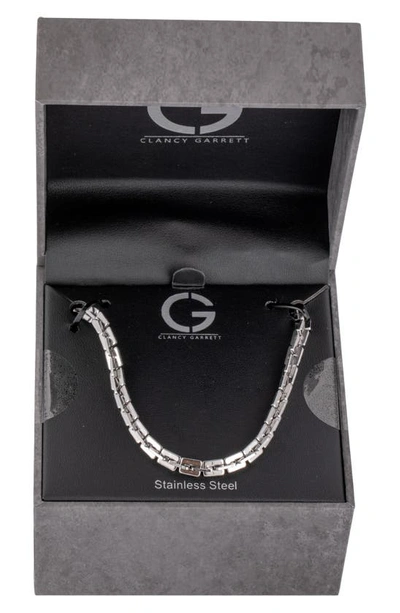 Shop Clancy Garrett Clip Chain Necklace In Silver