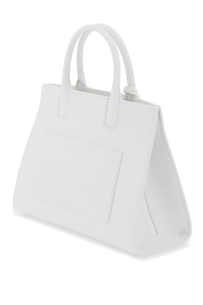 Shop Burberry Frances Handbag Women In White