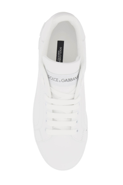 Shop Dolce & Gabbana Portofino Sneakers Women In White