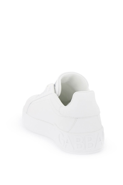 Shop Dolce & Gabbana Portofino Sneakers Women In White