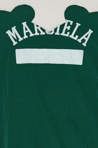 Shop Maison Margiela Men 'western Patchwork' T-shirt In Green