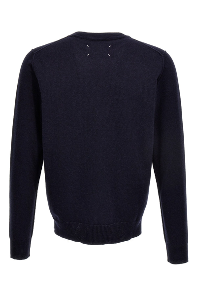 Shop Maison Margiela Men Cashmere Sweater In Blue
