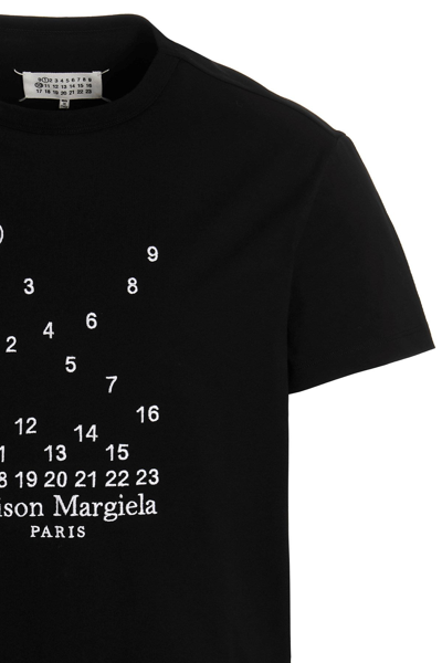 Shop Maison Margiela Men Logo Embroidery T-shirt In Multicolor