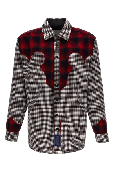 Maison Margiela Multi Color Pendleton Insert Shirt With In Multicolor