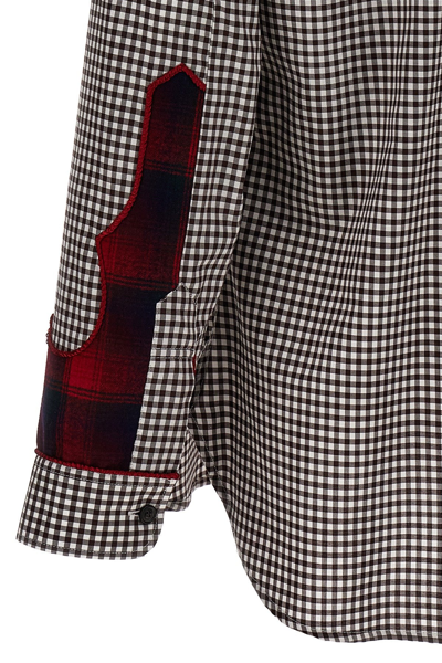 Maison Margiela Multi Color Pendleton Insert Shirt With In Multicolor