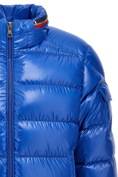 Shop Moncler Men 'bourne' Down Jacket In Blue