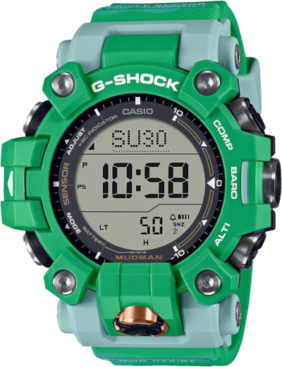 Pre-owned Casio G-shock Mudman Gw-9500kj-3jr Master Of Earthwatch Limited Men Watch