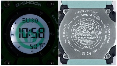 Pre-owned Casio G-shock Mudman Gw-9500kj-3jr Master Of Earthwatch Limited Men Watch