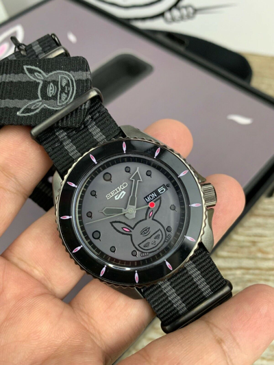 Pre-owned Seiko 5 Sports X Alex Face Srpg97k Breathe In The Shadow