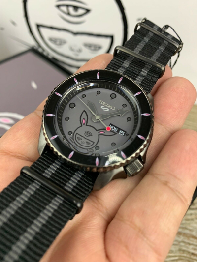 Pre-owned Seiko 5 Sports X Alex Face Srpg97k Breathe In The Shadow