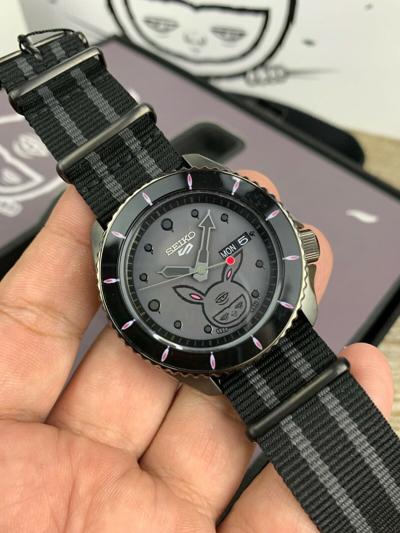 Pre-owned Seiko 5 Sports X Alex Face Srpg97k Breathe In The Shadow