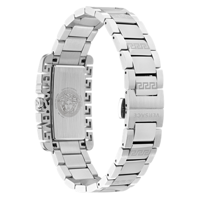 Pre-owned Versace Silver Unisexs Analogue Watch  Flair Gent Ve7d00223