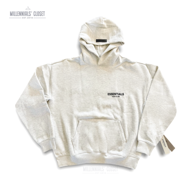 Pre-owned Fear Of God Essentials Tracksuit Light Oatmeal In White
