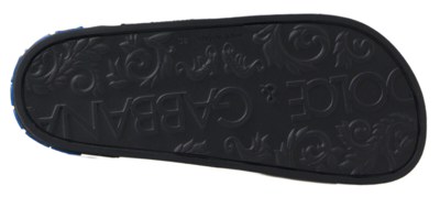Pre-owned Dolce & Gabbana Shoes Black Slides Sandals Beach Saint Barth Eu35 / Us4.5 $600