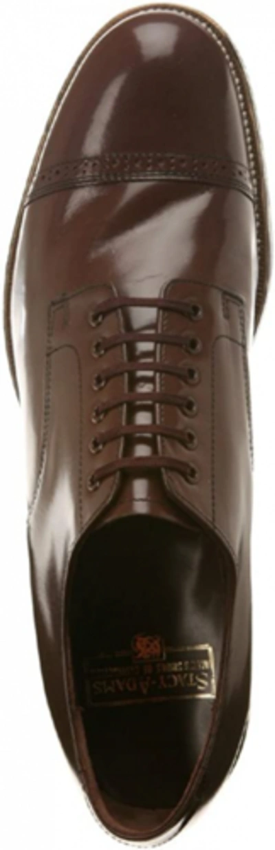 Pre-owned Stacy Adams Madison 00012 Men's Oxford In Brown - 12