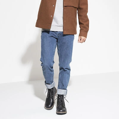 Pre-owned Birkenstock Bryson Men Black Natural Leather Grained Regular/wide Width Ankle Bo