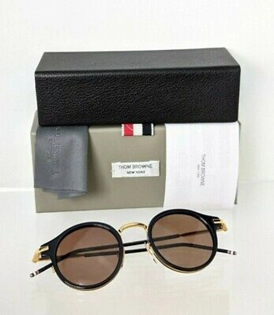 Pre-owned Dita Brand Authentic Thom Browne Sunglasses Tbs 807-d-t Navy Tb-807 Frame