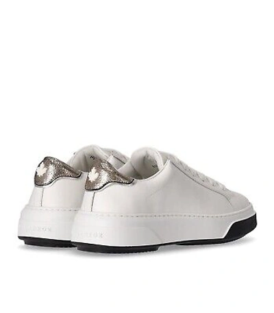 Pre-owned Dsquared2 Bumper White Gold Sneaker Woman