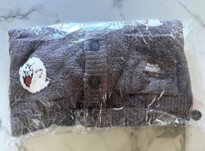 Pre-owned Gelato Pique Super Mario Pajamas  Jacquard Kauchin Nintendo Men's Star Boo Buddy In Black