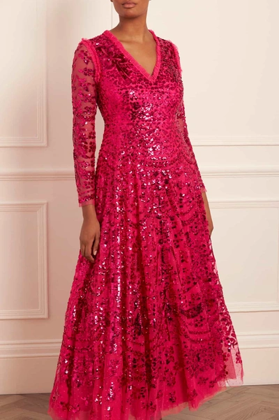 Shop Needle & Thread Chandelier Gown In Pink