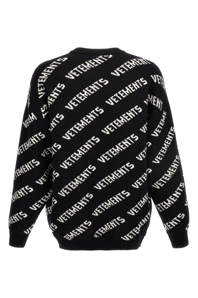 Shop Vetements Women Monogram Sweater In Multicolor