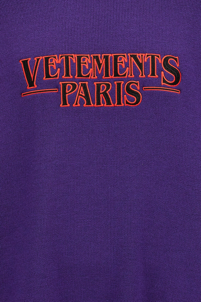 Shop Vetements Women  Paris Sweater In Purple