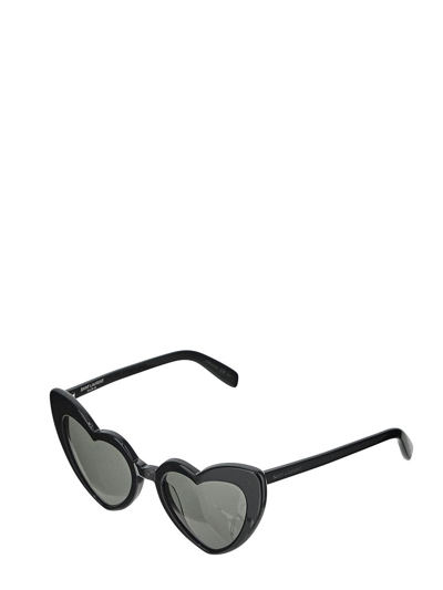 Shop Saint Laurent Heart-shape Sunglasses