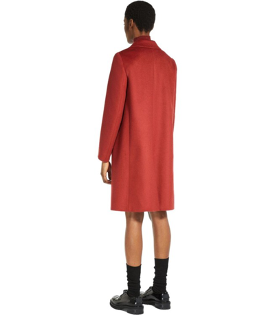 Shop Max Mara Tevere Red Coat