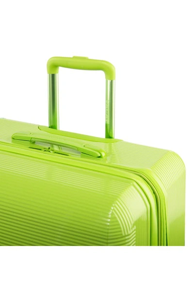 Shop Vacay Future 20-inch Spinner Suitcase In Green