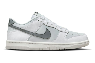Pre-owned Nike Dunk Low Reflective Swoosh White (gs) In White/football Grey/pure Platinum