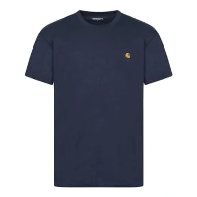 Shop Carhartt Chase T-shirt In Blue