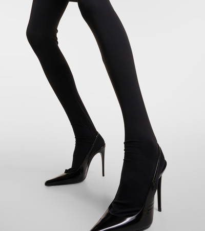 Shop Wardrobe.nyc Wardrobe. Nyc High-rise Tights In Black