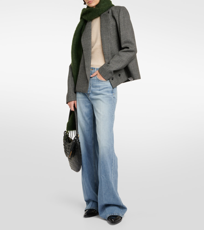 Re/done Jeans 70s Ultra High Rise Wide Leg In Blue