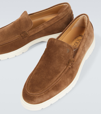 Tod's Ibrid Summer Slipper In Brown