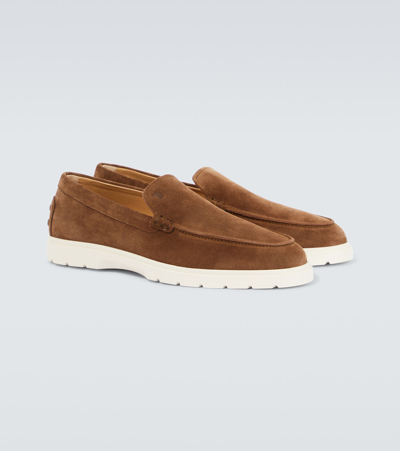 Tod's Ibrid Summer Slipper In Brown